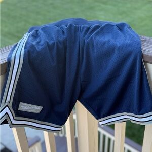 Mitchell & Ness Navy Mesh Top